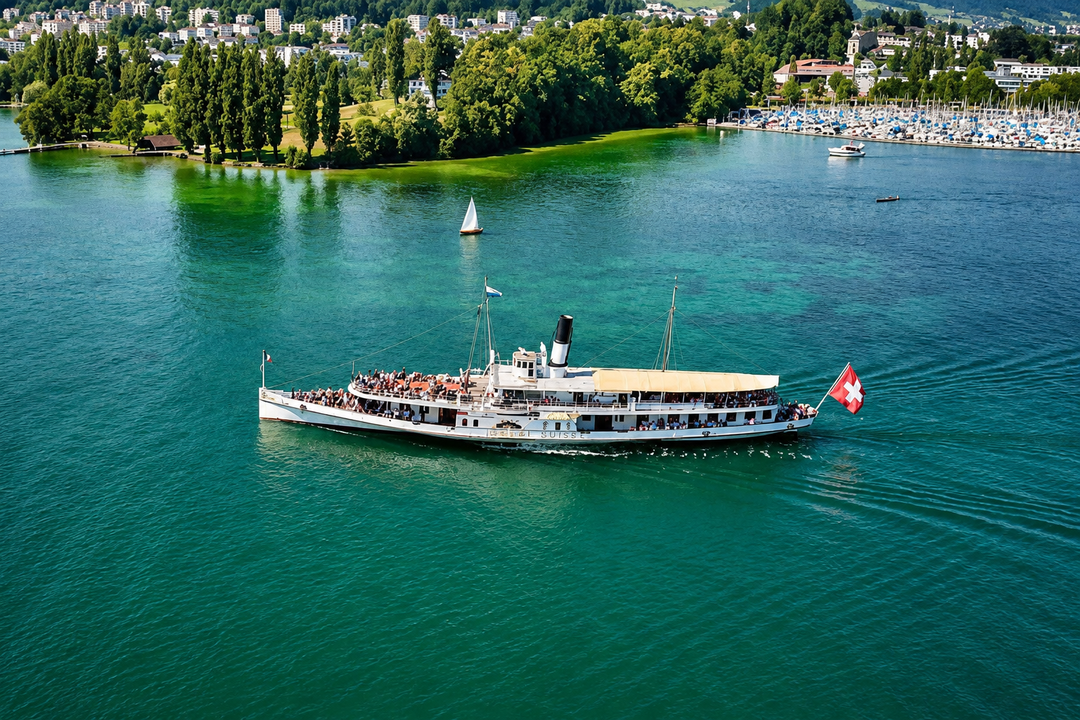 Panorama of Lake Lucerne