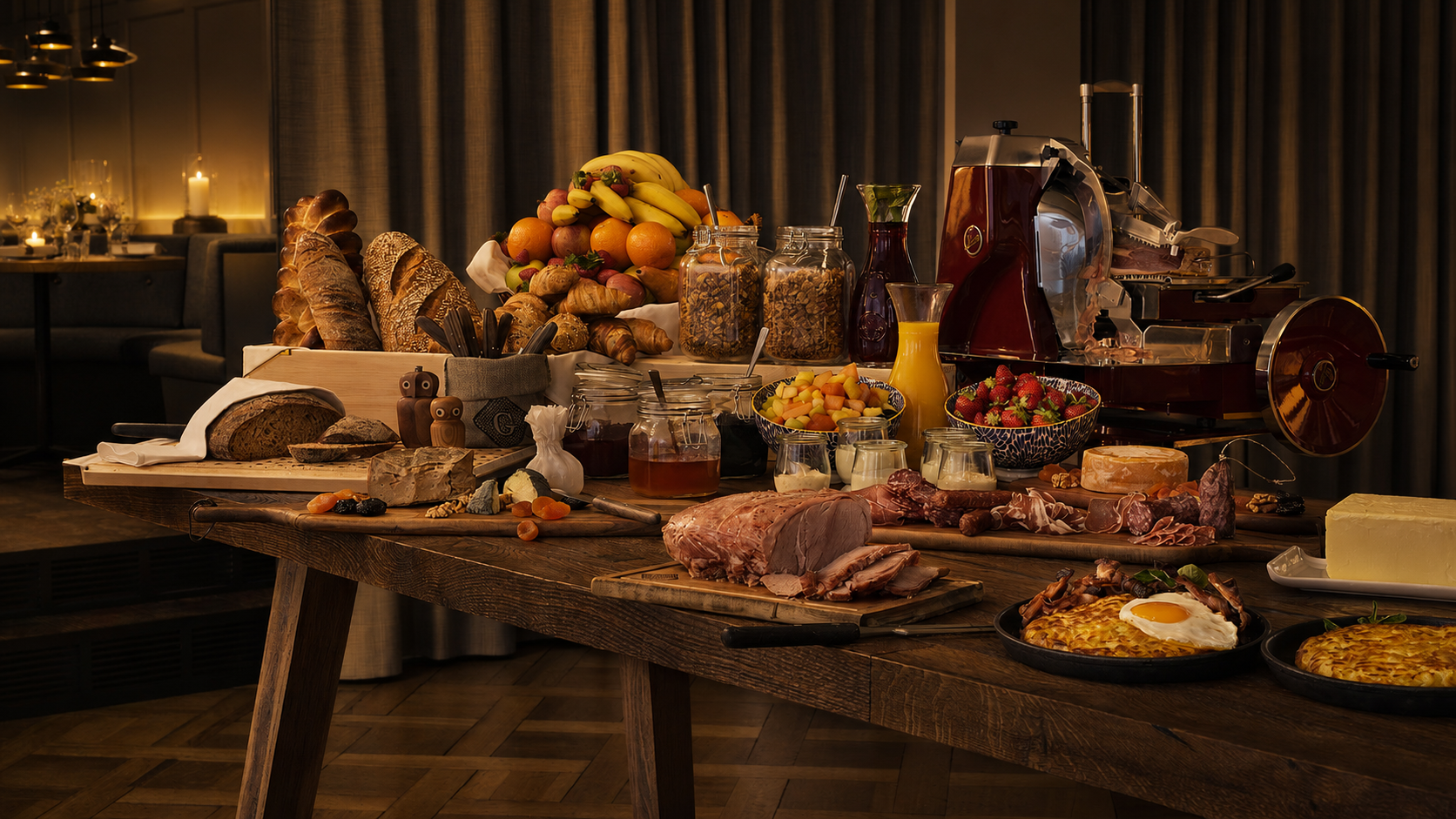 Food served at the B6 Bar